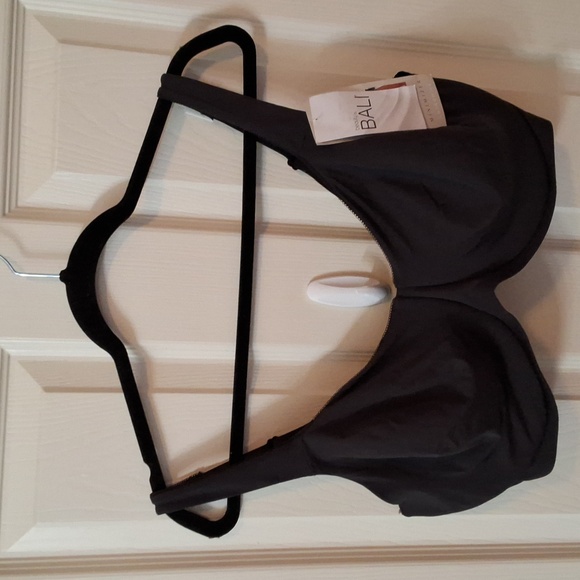 Bali Minimizer Black Bra - Picture 4 of 14